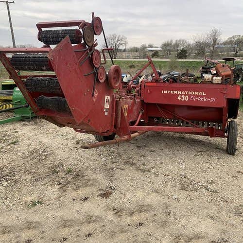 Used International 430 Baler parts.