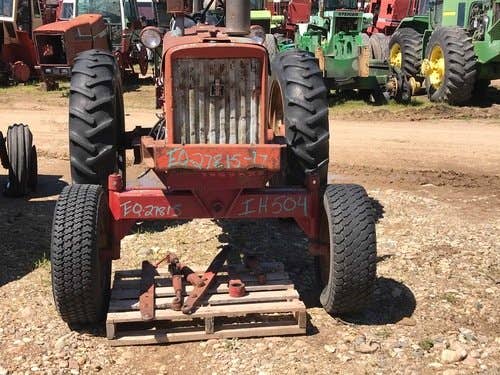 Used International 504 Tractor parts.