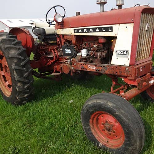 Used International 504 Tractor parts.