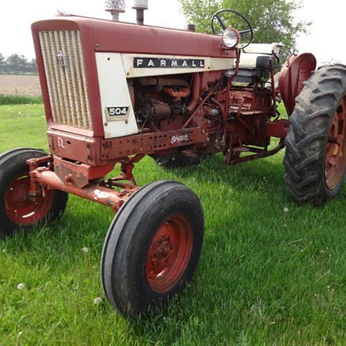 Used International 504 Tractor parts.