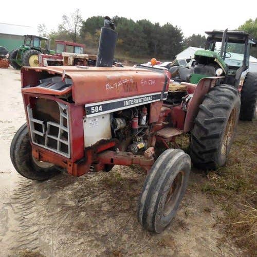 Used International 584 Tractor parts.