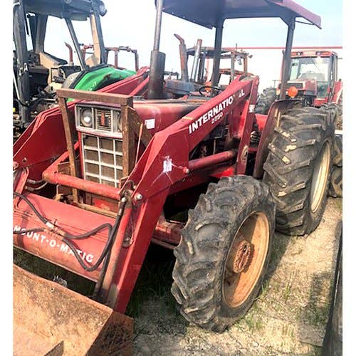 Used International 584 Tractor parts.