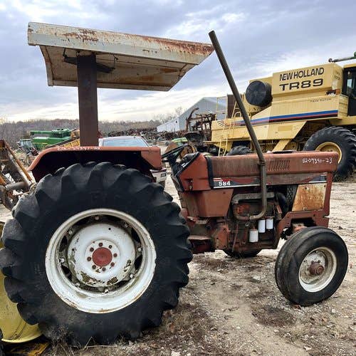 Used International 584 Tractor parts.