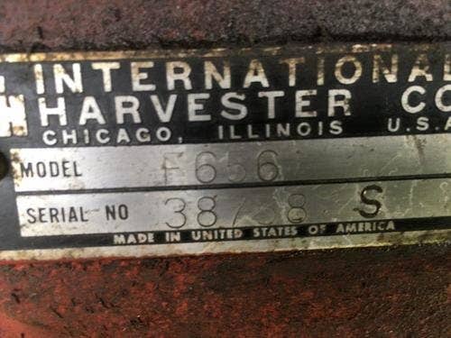 1971 Used International 656 Tractor parts.