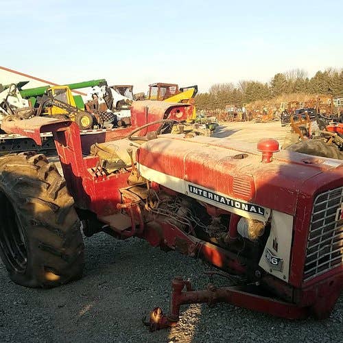 Used International 656U Tractor parts.