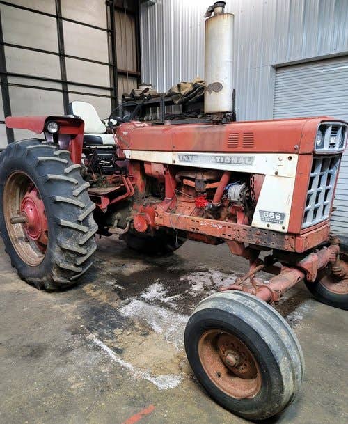 Used International 666 Tractor parts.