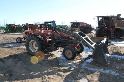 Used International 674 Tractor parts.