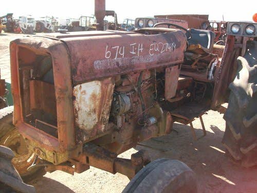 Used International 674 Tractor parts.
