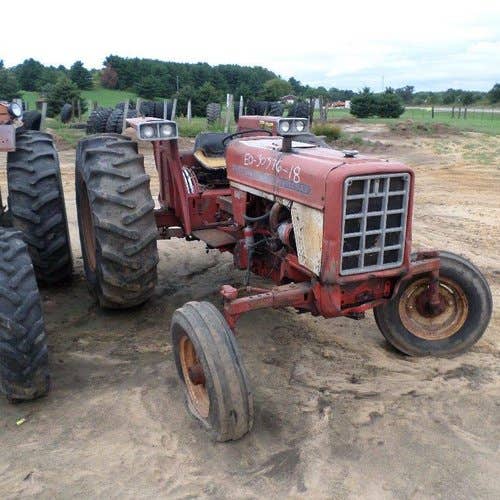 Used International 674 Tractor parts.