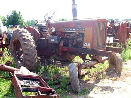 Used International 706 Tractor parts.
