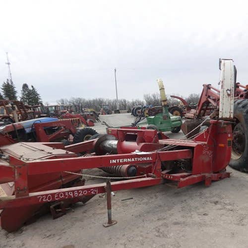 Used International 720 Harvester parts.