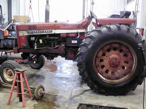 Used International 756 Tractor parts.