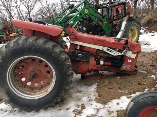 Used International 756 Tractor parts.