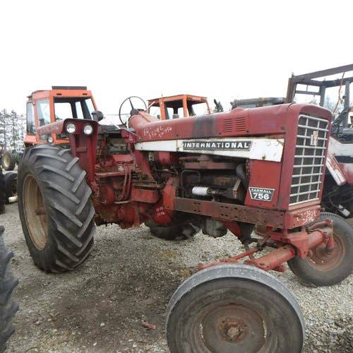 Used International 756 Tractor parts.