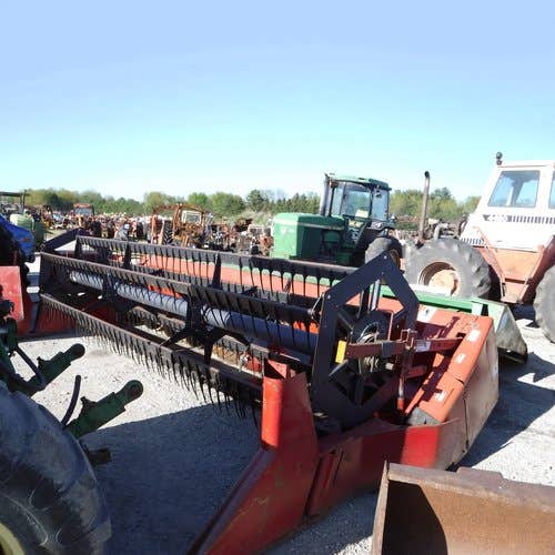 Used International 820 Header parts.