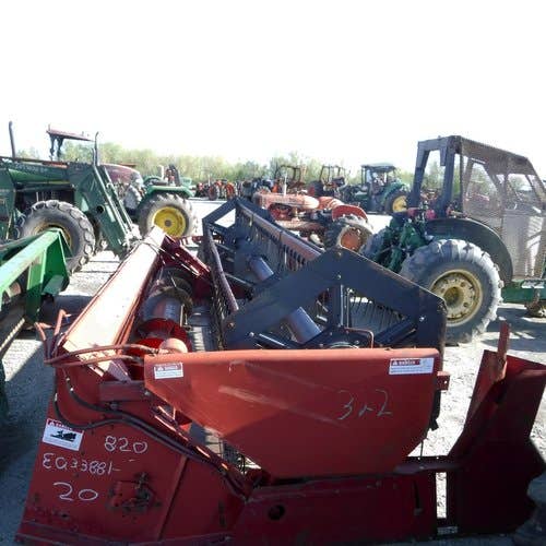 Used International 820 Header parts.