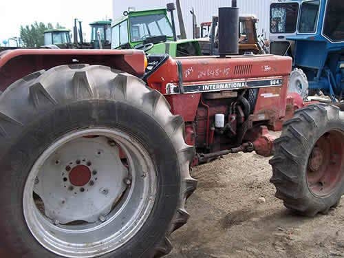 Used International 884 Tractor parts.