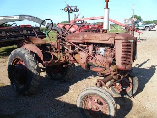 Used International A Tractor parts.