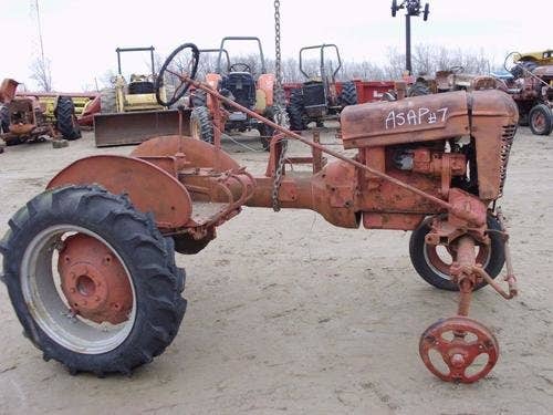 Used International A Tractor parts.