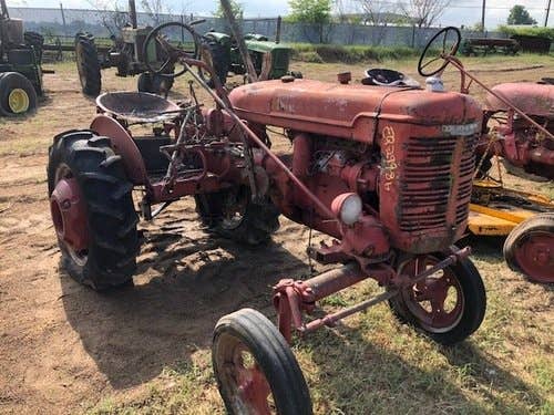 Used International A Tractor parts.
