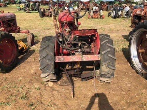 Used International A Tractor parts.