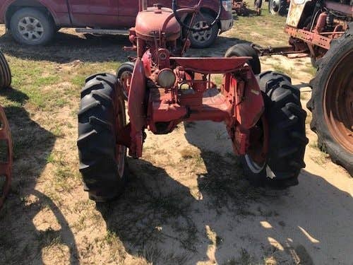Used International A Tractor parts.