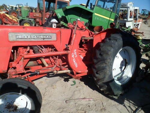 Used International B414 Tractor parts.