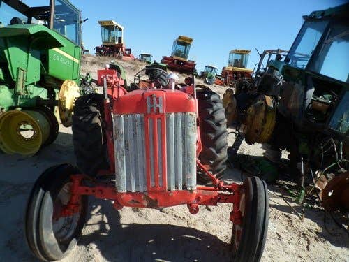 Used International B414 Tractor parts.