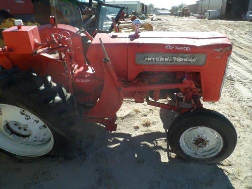 Used International B414 Tractor parts.