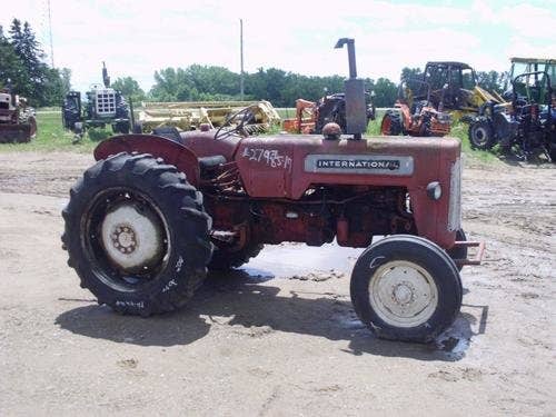Used International B414 Tractor parts.