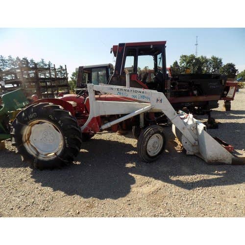 Used International B414 Tractor parts.