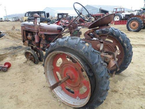 Used International c Tractor parts.