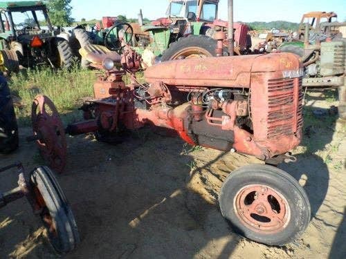 Used International c Tractor parts.