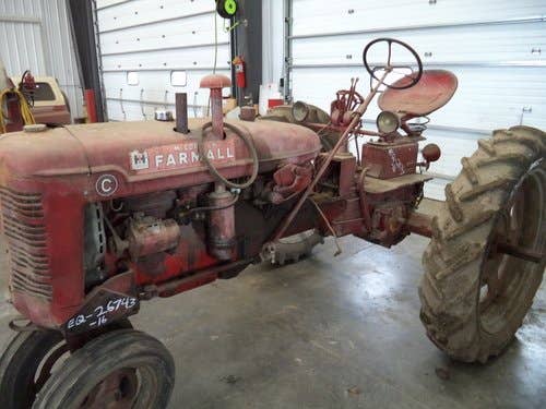 Used International C Tractor parts.