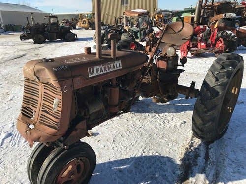 Used International C Tractor parts.