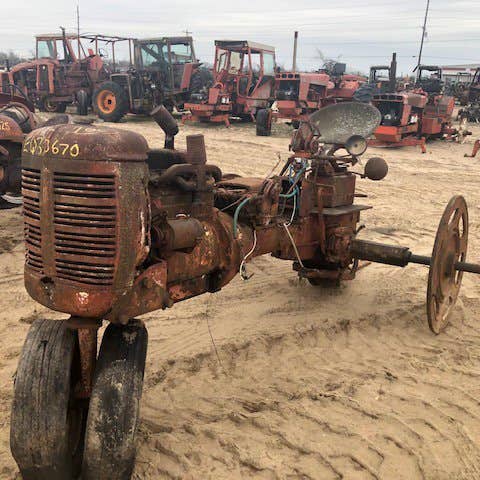 Used International C Tractor parts.