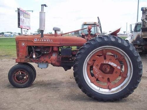 Used International H Tractor parts.