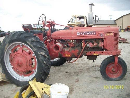 Used International H Tractor parts.