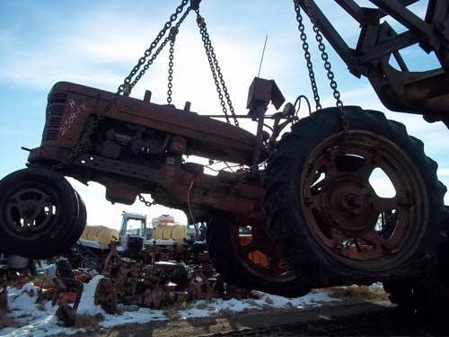 Used International H Tractor parts.