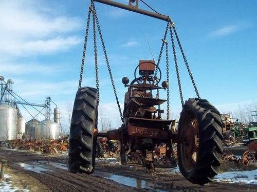 Used International H Tractor parts.
