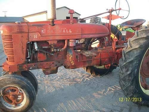 Used International H Tractor parts.
