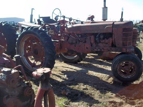 Used International H Tractor parts.