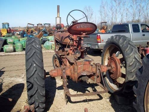 Used International H Tractor parts.