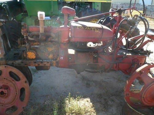 Used International H Tractor parts.
