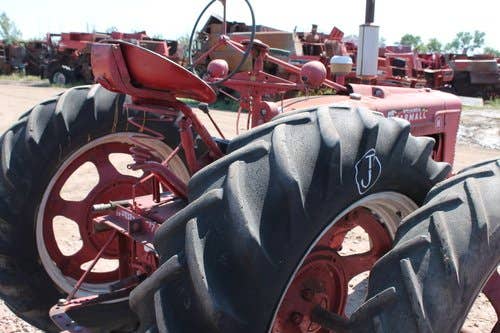 Used International H Tractor parts.