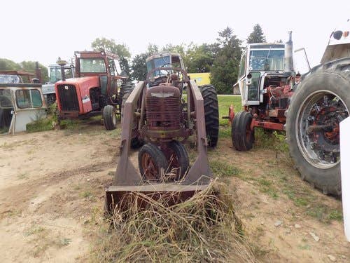 Used International H Tractor parts.