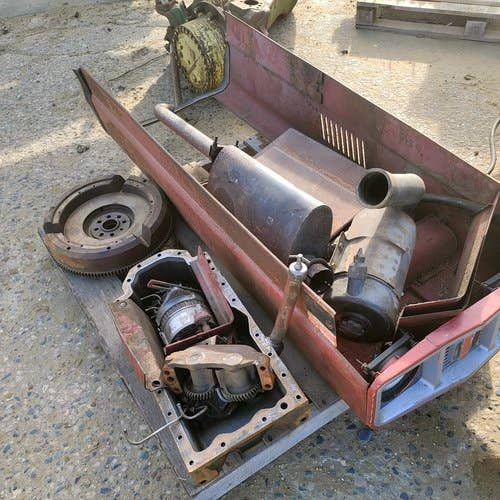 Used International Hydro84 Tractor parts.