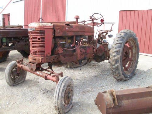 Used International M Tractor parts.