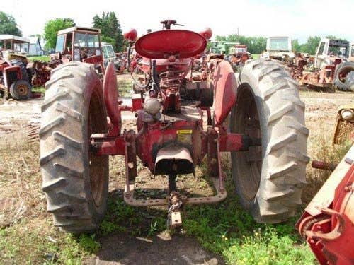 Used International M Tractor parts.