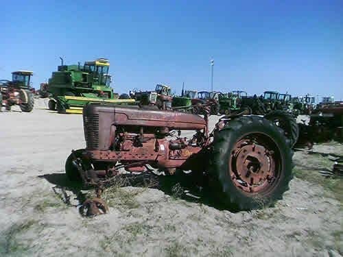Used International M Tractor parts.